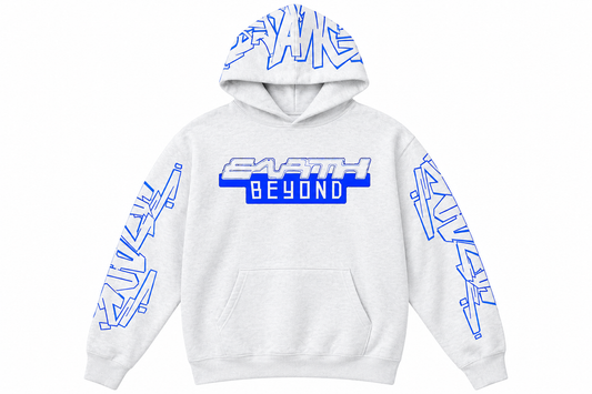 Earth Beyond White Hoodie